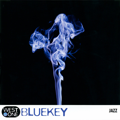 Blue Key album cover, close-up, column of smoke rising against black background